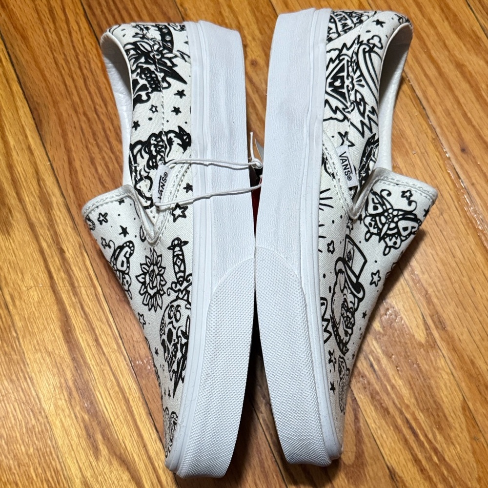 VANS U-Color Tattoo Print Rare Edition Slip On (Women 7.5/Men 6) - Picture 10 of 10